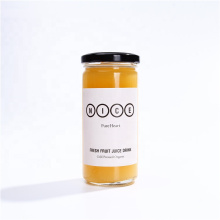 8oz 250ml Empty Clear Transparent Food Storage Packaging Sauce Honey Jam Glass Jar With Twist Off Lid